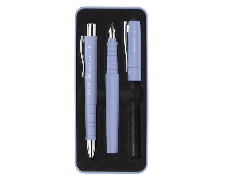 juego-regalo-faber-castell-boligrafo-y-pluma-xb-iris-palido-papelería-telli