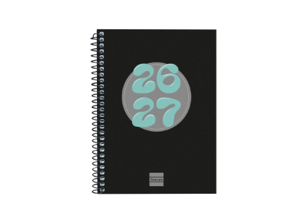 agenda-escolar-26-27-cool-1/8-svh-negro-papelería-telli