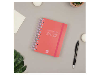agenda-escolar-26-27-cosmo-1/8-d/p-rojo-papelería-telli