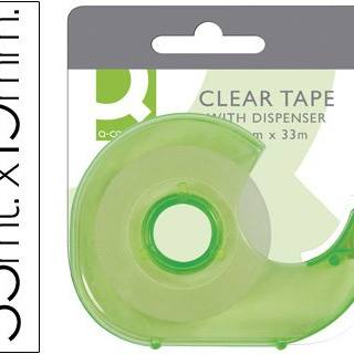 miniportarrollo-q-connect-para-cinta-de-33-mt-x-19-mm-papelería-telli
