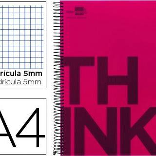 cuaderno-espiral-liderpapel-a4-micro-think-tapa-plastico-140h-80-gr-cuadro-5mm-5-bandas-4-taladros-r-papelería-telli