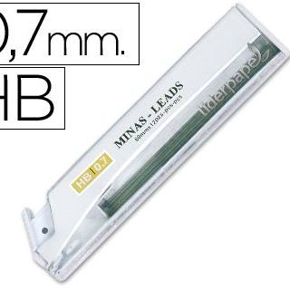 minas-liderpapel-grafito-0.7-mm-hb-tubo-de-12-minas-papelería-telli