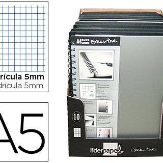 cuaderno-espiral-liderpapel-din-a5-executive-cuadro-5mm-100-hojas80-gr.-5-separadores-plastico-papelería-telli